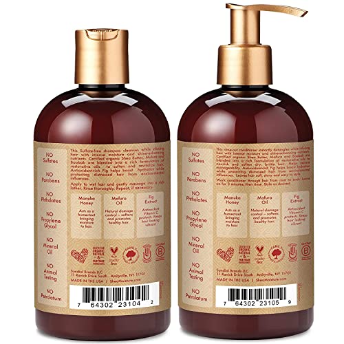 Shea Moisture Intensive Hydration Shampoo & Conditioner Set, 13 FL OZ by Shea Moisture