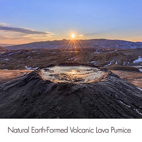 Revitale Natural Volcanic Lava Pumice Foot Stone - Pedicure Scrubber & Hard Dead Skin/Callus Remover (2 Pack)
