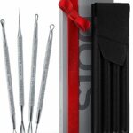 Suvorna S100 Milia remover tool, Blackhead remover tool kit, Whitehead remover, Comedone extractor, Black Head remove tool, cyst removal kit, acn