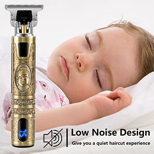 Men's Hair Clippers, CKCLR Professional Hair Clipper, Waterproof IPX7 Electric Hair Shaver LCD Display, Hair Trimmer, Cordless Beard Trimmer, Bal