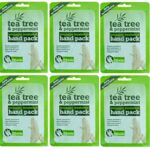 Tea Tree & peppermint deep Moisturising Hand pack To Repair Dry & Chopped Hands X 6