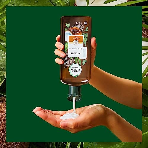Herbal Essences Coconut Oil Vegan Shampoo and Conditioner Set, for Dry Hair, Hydrating Coconut Shampoo And Conditioner, 1145 ml,package may vary