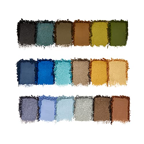 e.l.f. Earth & Ocean Eyeshadow Palette, 18 Ultra-Pigmented Matte, Satin & Shimmer Shades, Smooth, Creamy & Blendable Formula, Vegan & Cruelty-fre
