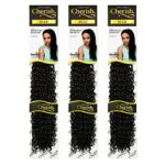 Cherish/Bohemian Braid Bulk 20'' / Crochet Hair Braids/Colour - 1B / Pack of 3