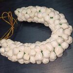 Traditional Indian Hair accessories White Gajra Artificial Flower Jewelry Handmade Veni tiara For Women Party Wear bridal mehndi Hair Bun