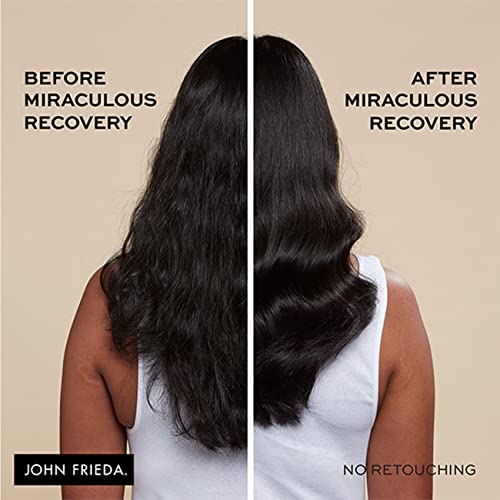 John Frieda Frizz Ease Miraculous Recovery Shampoo and Conditioner Duo Pack 2 x 500ml, Repairing and Smoothing Shampoo and Conditioner Bundle for