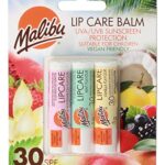 Malibu Sun SPF 30 Lip Balm Sunscreen, Watermelon, Mint and Vanilla, 3 x 5g