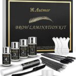 Brow Lamination Kit, Eyebrow Lamination Kit, At Home DIY Perm For Your Brow, Professional DIY Perm Kit for Instant Eyebrow Lift, Brow Brush, And