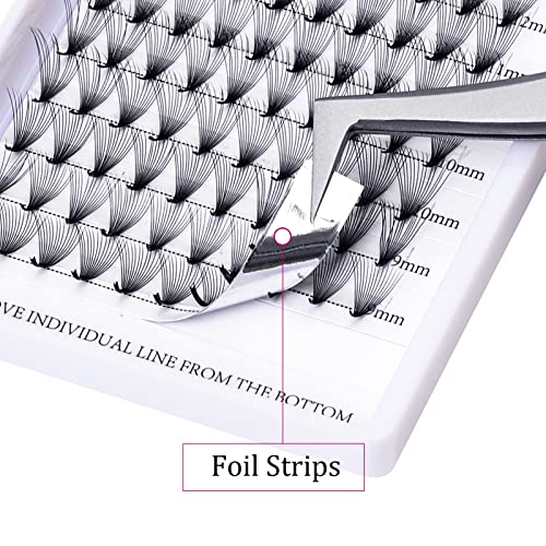 Russian Lashes 14D 0.07 Thickness D Curl 8-14mm Mix Tray Russian Lashes Premade Russian Volume Lashes Pre Made Fan Lashes Volume Lashes Pre Made