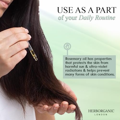 Rosemary Oil - 100ml - Rosemary Oil for Hair Growth & Skin Care - For Dandruff and Scalp Stimulation - Hair Strength, Thickness & Aromatherapy Be