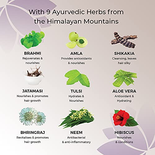 Ayumi Herbal Henna, Natural Herb Powder Which Soothes the Scalp, Blended With 9 Himalayan Herbs Which Nourish & Condition the Hair - 2 x 150g