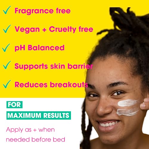 Clear Skin Days Blemish Treatment Cream - Overnight Spot & Acne Treatment for Face - with Salicylic Acid & Zinc - Calm Aggravated Skin, Treat Ble