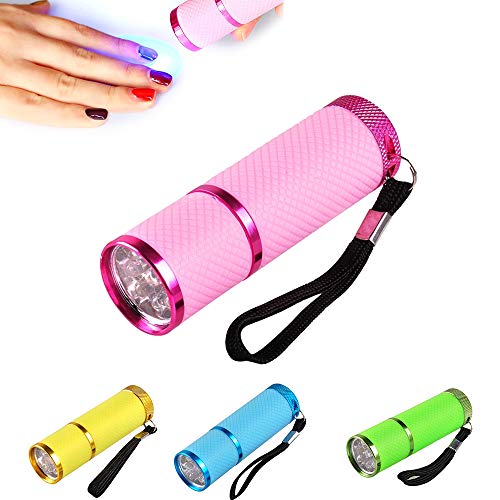 Glamza White Professional Mini Portable Travel Nail Cure LED Light Lamp Fast Gel Nail Dryer