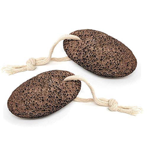 Revitale Natural Volcanic Lava Pumice Foot Stone - Pedicure Scrubber & Hard Dead Skin/Callus Remover (2 Pack)