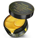 24K Gold Under Eye Patches, Eye Masks for Puffy Eyes, Collagen Eye Patches, Dark Circles Under Eye Treatment Women, Under Eye Bags Removal and An