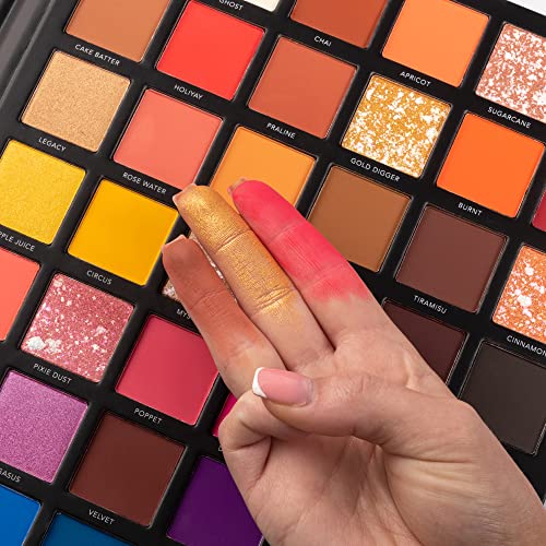 LaRoc Pro - The Artistry Book - 48 Shade Eyeshadow Makeup Cosmetic Beauty Foiled Shimmer Nude Warm Matte Smokey Colour High Pigmented Long Lastin