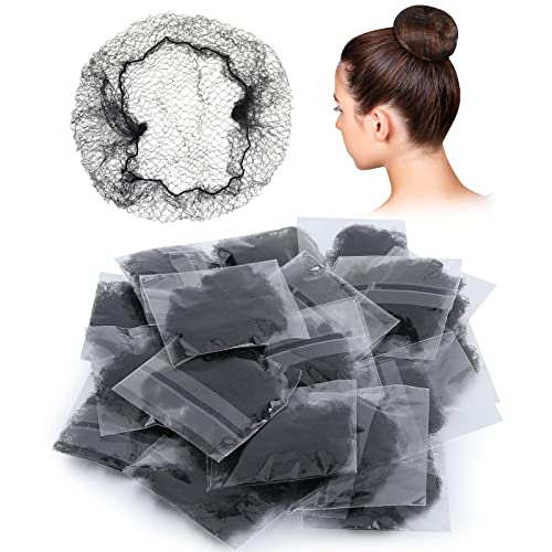 PROUSKY 20 Pcs Hair Nets, Hair Bun Holder Hairnets for Bun Hair Nets Invisible Elastic Edge Mesh Ballet Bun Net Holder for Women Girls Dance Nurs