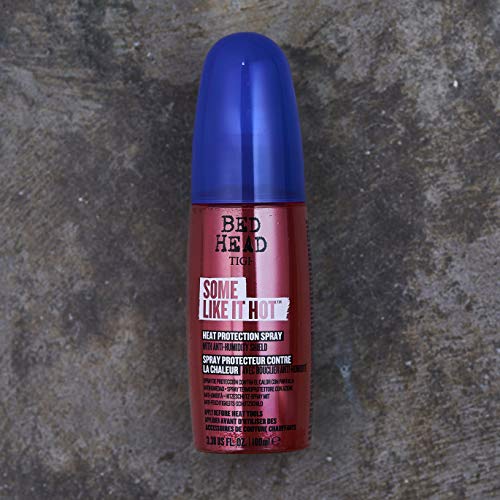 Bed Head by TIGI | Some Like It Hot Heat Protection Spray For Hair | Anti Frizz Hair Products For Straightening, Curling and Drying | Ideal For A