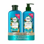 Herbal Essences Argan Oil of Morocco Vegan Shampoo and Conditioner Set for Dry, Damaged Hair, Hair Repair Argan Oil Shampoo And Conditioner, XXL