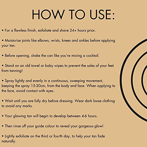 St Moriz Original Instant Tanning Mist in Medium | Fast Drying Vegan Fake Tan Mist | Instant Wash Off Guide Colour for a Golden Glow | 150ml