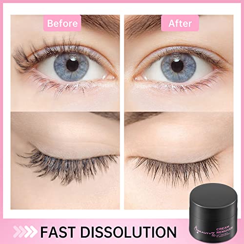 Eyelash Extension Remover Cream 5g for Individual Semi-Permanent False Lash Color White Beauty7