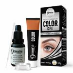 Demure Color Gel Eyebrow and Eyelash Tint 30g, Professional Formula Eyebrow and Eyelash Dye Kit with Keratin Complex delivering optimal strength,