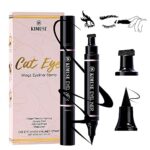 Winged Eyeliner Stamp-2 for Perfect Wing Waterproof Smudge Proof, Long Lasting Makeup Liquid Cat Eye Liner Pens (black)