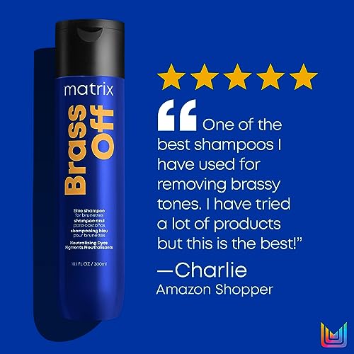 Matrix | Brass Off | Blue Toning Shampoo to Correct Orange Undertones on Lightened Hair, Total Results