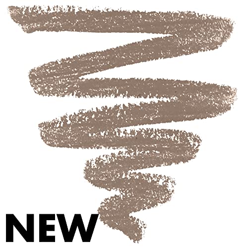 NYX Professional Makeup Micro Brow Pencil, Dual Ended with Mechanical Brow Pencil and Spoolie Brush, Vegan Formula, Shade: Ash Brown