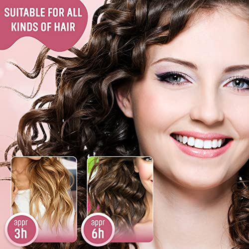 SHOPTOP® Heatless Curling Rod Headbands - Heatless Hair Curling Set, Styling Tools for Long Medium Hair Best For Natural Wave Soft Hair Roller fo
