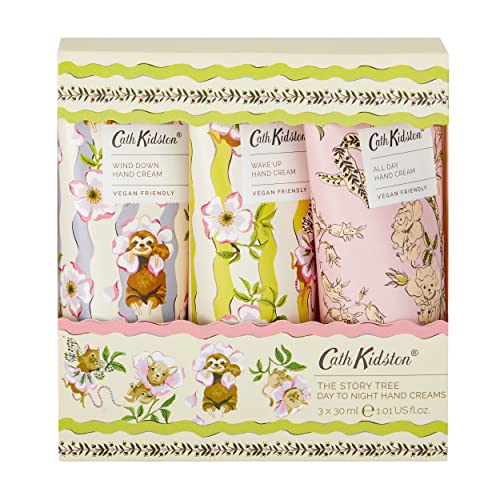 Cath Kidston Blossom Birds Assorted Hand Cream Trio Gift Set | Enriched With Shea Butter | Cruelty Free & Vegan Friendly | Travel Friendly Sizes