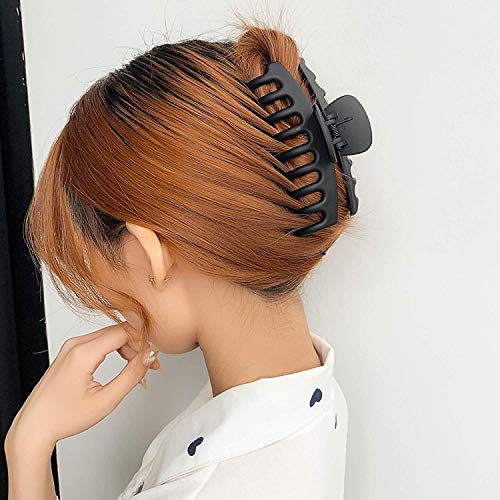 Large Hair Claw Clips Plastic Hair Jaw Clamp Non-Slip Strong Hold Fashion Headwear Hair Clips Claw Hair Claw Clips for Thick Hair for Women Girls