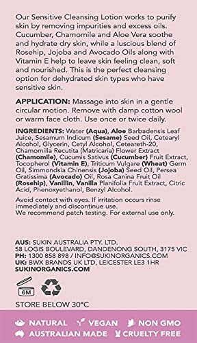 Sukin Sensitive Cleansing Lotion 125ml