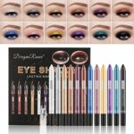 Eyeshadow Pen, Crayon Waterproof Eyeshadow Stick, Shimmer Cream Eye Shadow Pencil, Lasting Waterproof And Not Blooming Pearlescent Eyeliner Penci