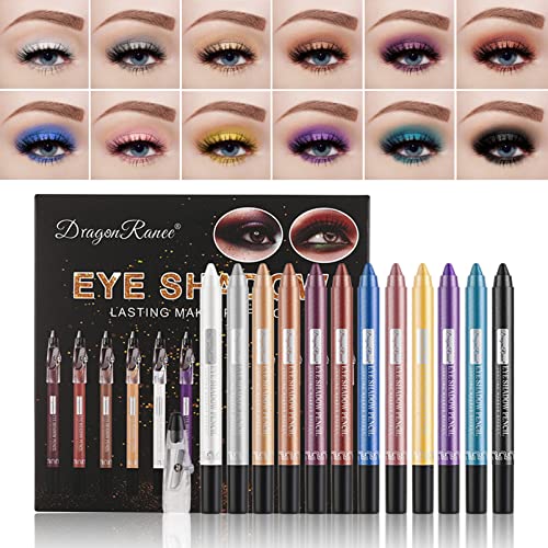 Eyeshadow Pen, Crayon Waterproof Eyeshadow Stick, Shimmer Cream Eye Shadow Pencil, Lasting Waterproof And Not Blooming Pearlescent Eyeliner Penci