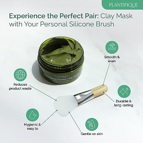 Face Masks Skincare Korean Skincare Organic Clay Mask - 100% Vegan Face Mask with Avocado & Green Tea - Body Mud Mask - Face Masks Beauty - Face