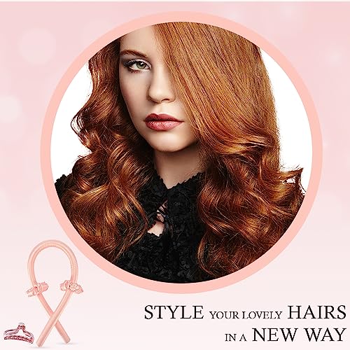 Heatless Curlers Headband No Heat Hair Curler for Sleeping Heatless Curls Roller Overnight Heatless Hair Curlers Set Soft Curling Rod Headband He