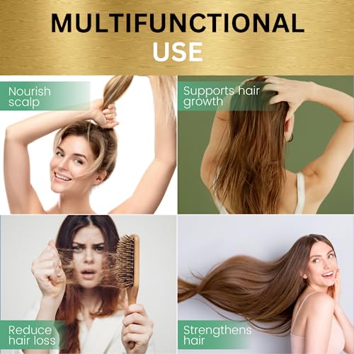 Pre Diluted Rosemary Oil For Hair Growth Natural Serum, with Biotin, Sunflower Oil, Argan Oil and Rosemary Oil Natural Hair Growth Oil with Pre D