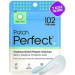 Spot Patches by Patch Perfect® (102 Pimple Patches) - Acne Patch with Absorbing Hydrocolloid Dots for Spot Treatment - Translucent Spot Stickers,