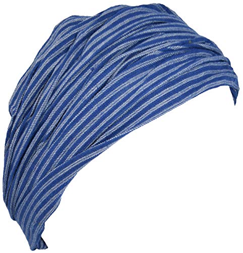 Gheri Cotton Elastic Hippie Bohemian Bandana Headband Patchwork Stonewashed