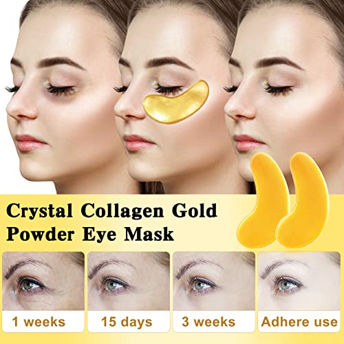 Hydrating Under Eye Patches, 25 Pairs Eye Masks Skincare, for Dark Circles & Puffy Eyes, Anti Wrinkle Formula, Soothing and Nourishing Eye Mask,