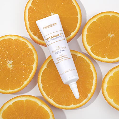 Creightons Vitamin C Superfruits 2% Bright Eye Serum (15 ml) - A Lightweight Moisturiser with 2% Vitamin C, Natural Fruit Acids and Enzymes to Re