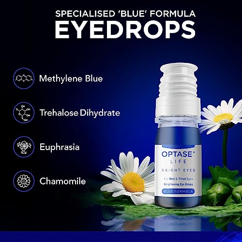 Optase Life Bright Eyes - Brightening Eye Drops for Irritated, Red and Tired Eyes