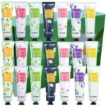 21 Pack Hand Cream Gift Set, Gentle Hand Cream Lotion with Natural Plant Flower Fruit Flavour for Self Sensitive Skin, Extra Moisturising Cream f