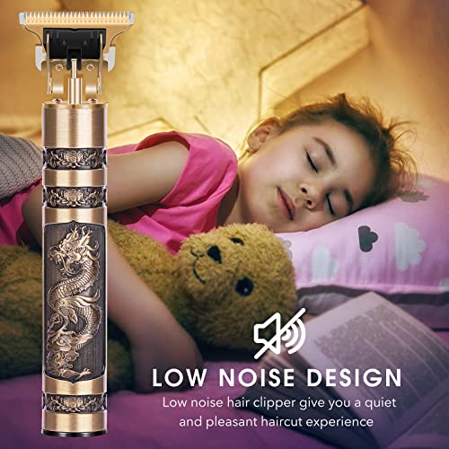 Guijiyi Beard Trimmer Men,Professional Hair Clippers Men,Cordless Electric Hair Trimmer Precision T Blade Trimmer,USB Rechargeable Beard Grooming