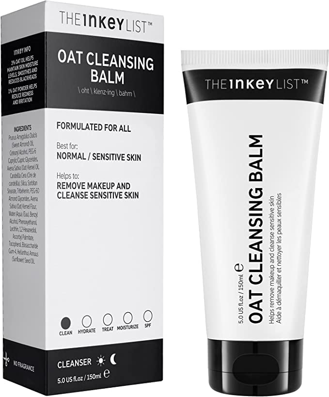 The INKEY List Oat Cleansing Balm for Removing Makeup and Cleansing Sensitive Skin 150 ml