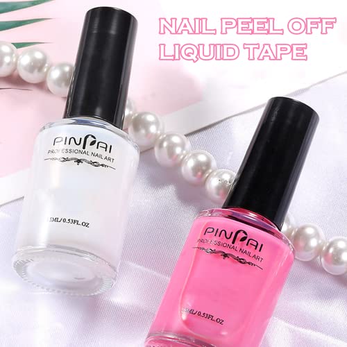 Liquid Latex Nails Peel Off, Liquid Latex For Nail Art Skin Barrier Protector for Gel Polish Fast Drying Odorless Cuticle Base Coat Nail Polish G