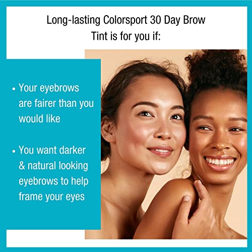 COLORSPORT LONDON 30 DAY BROW TINT, Eyebrow Tint, Eyebrow Dye, Immediate Visible Results, Last for up to 30 days, Dark Brown