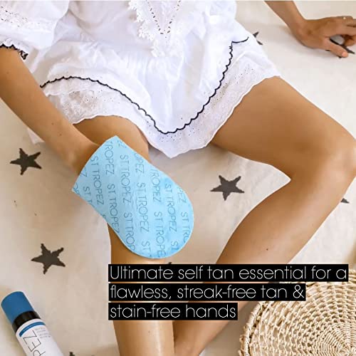 St.Tropez Double Sided Luxe Tanning Mitt - Tan Mitt for Streak-Free Fake Tan Application, Reusable & Washable - Use with St. Tropez Mousse, Body