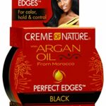 Creme Of Nature Argan Oil Perfect Edges Edge Control Gel Black 63.7g